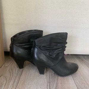 BCBG Paris black booties